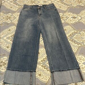 GOGO Blue Flare Wide Leg Jeans